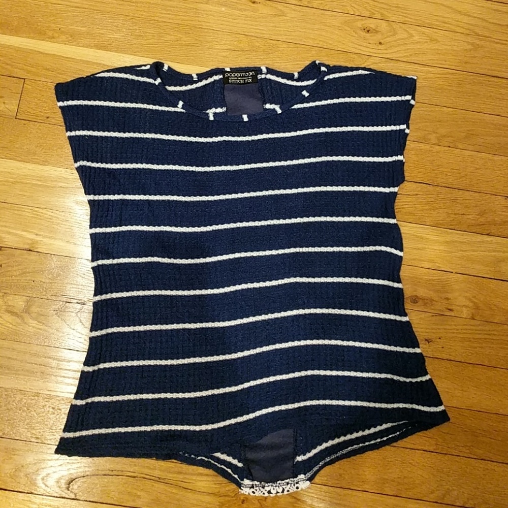Papermoon striped shirt